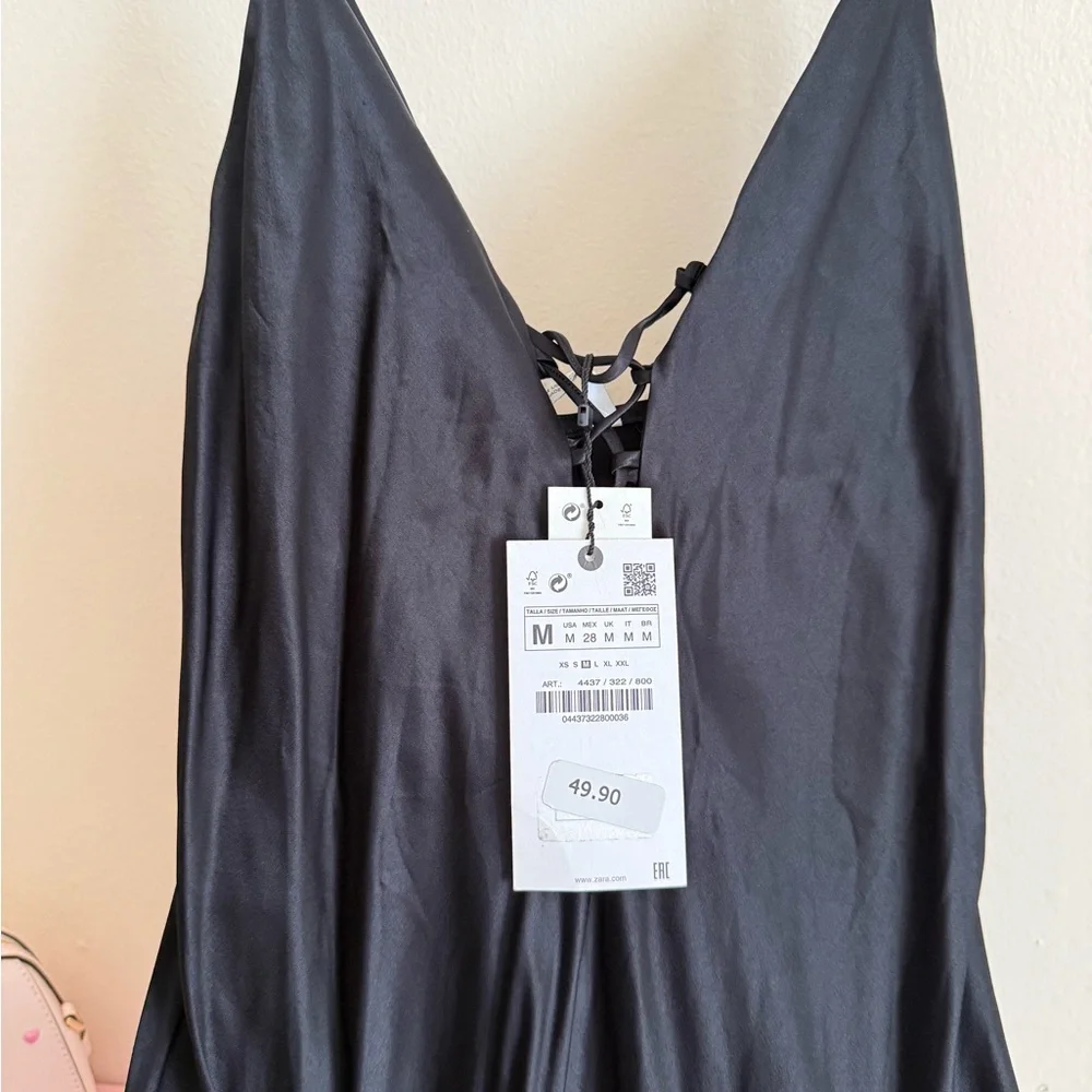 Zara Black Maxi Dress - Picture 2 of 4
